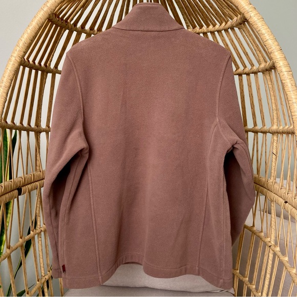 Woolrich Fleece Fall Jacket Woman’s Hickory US Large Brown - Picture 2 of 7